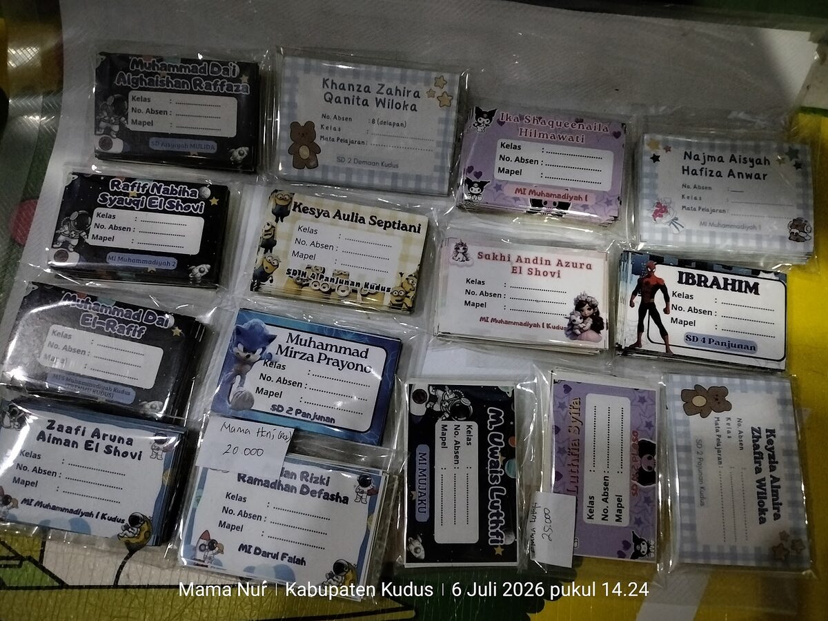 Hasil cetak siap serah terima